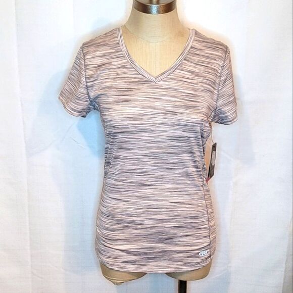 New York Laundry Sport Athletic V-Neck Tee Size Small - Picture 1 of 7